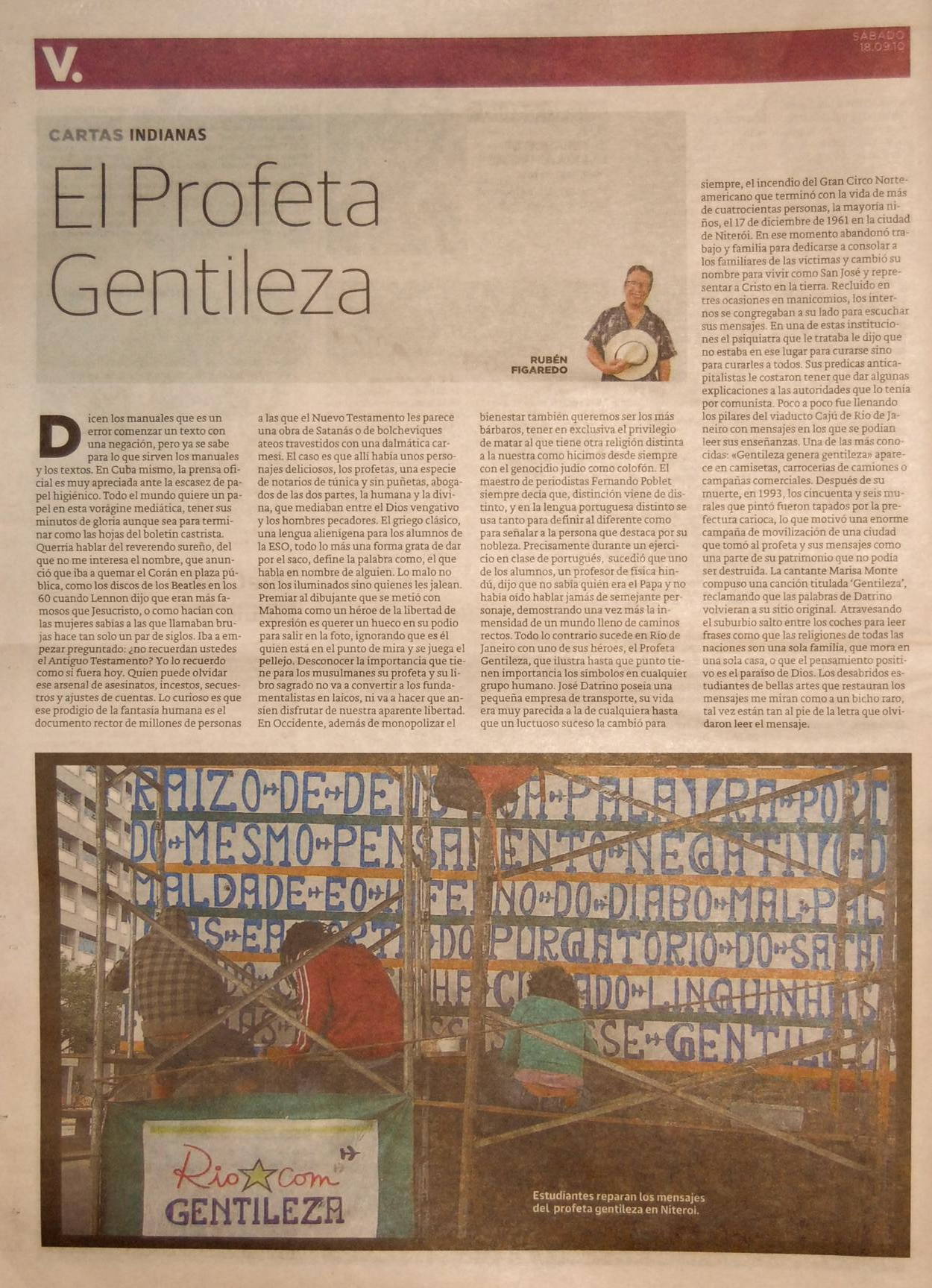el profeta gentileza por Rubén Figaredo, 18.09.10